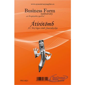 Átírótömb A/5 50x3 francia kockás