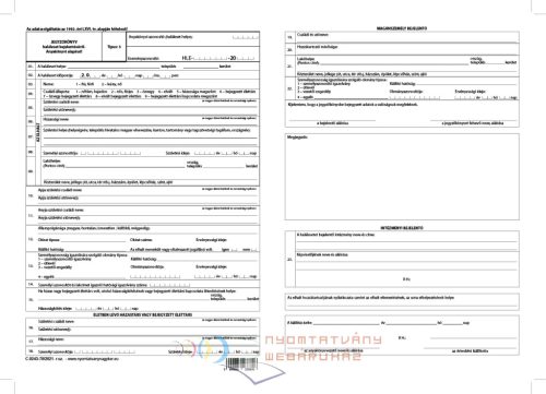 Jegyzőkönyv haláleset bejelentéséről 2 lapos A3  C.0243-70/2021.r.sz.